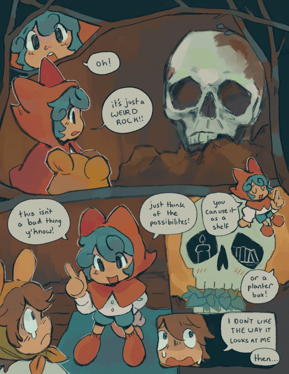 out of sight 3 page comic