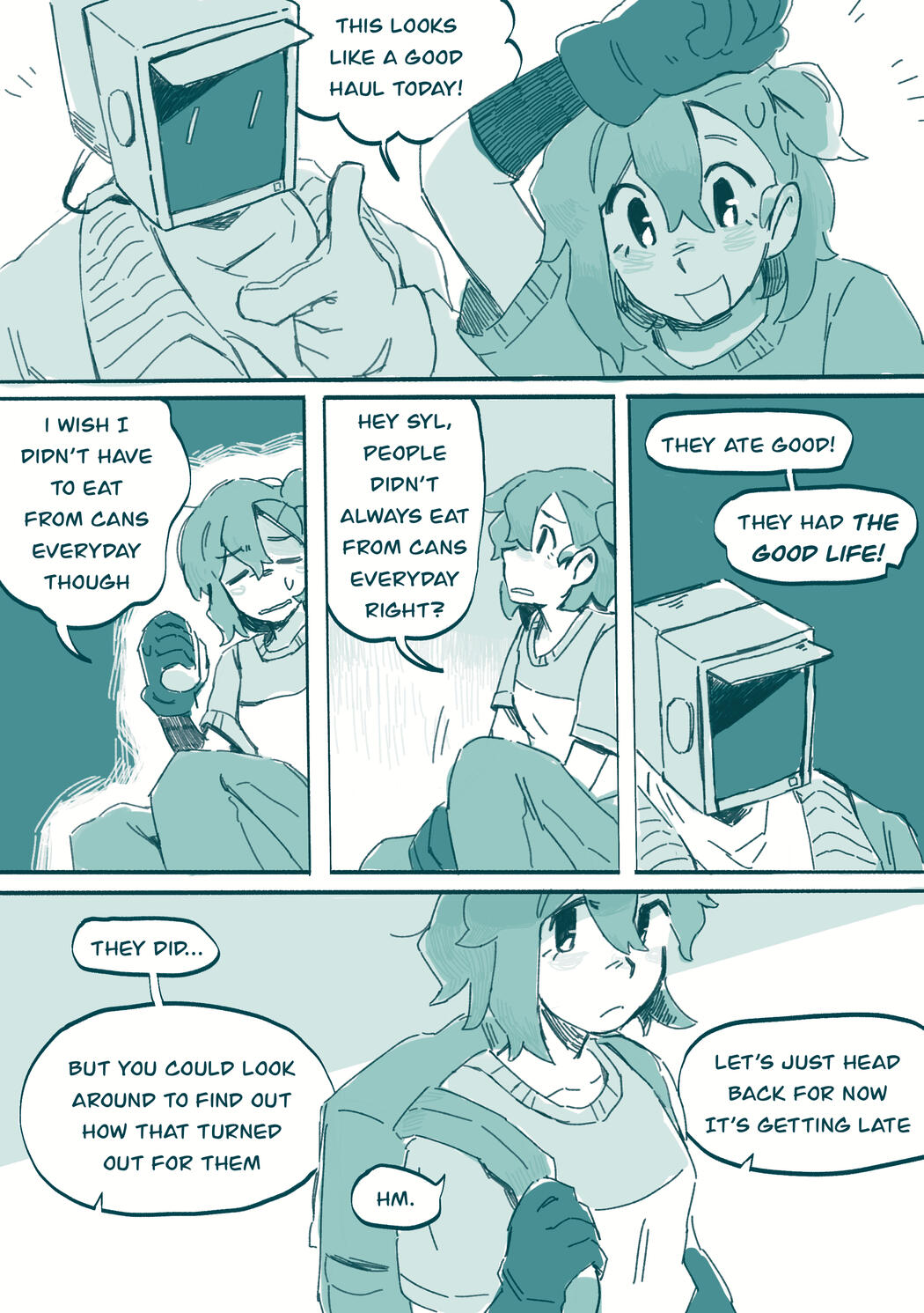 Leftovers 22-page comic (select excerpt)