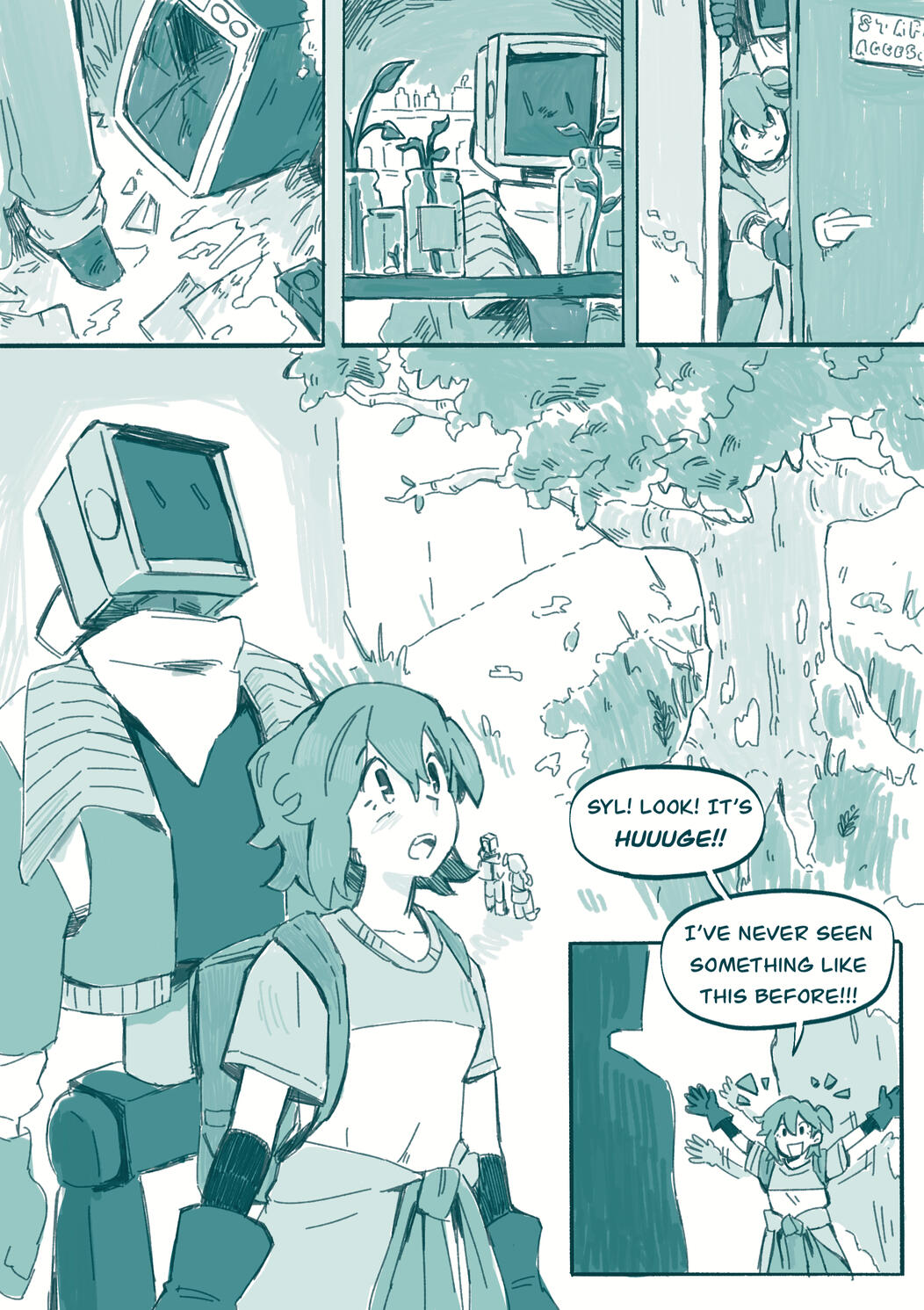 Leftovers 22-page comic (select excerpt)